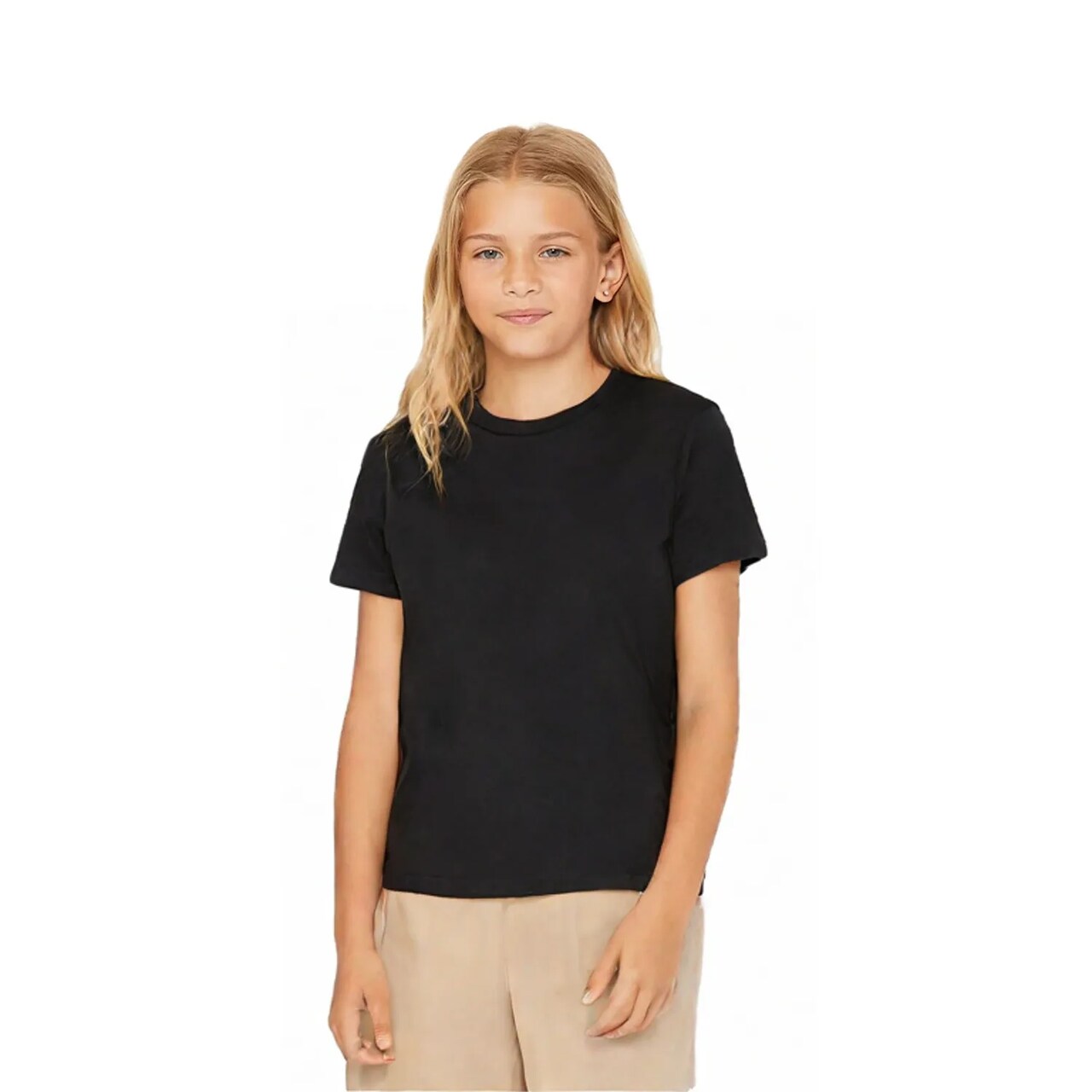 BELLA + CANVAS Youth Triblend Crewneck Short Sleeve Tee – Ultra Soft Lightweight Cotton Blend T-Shirt